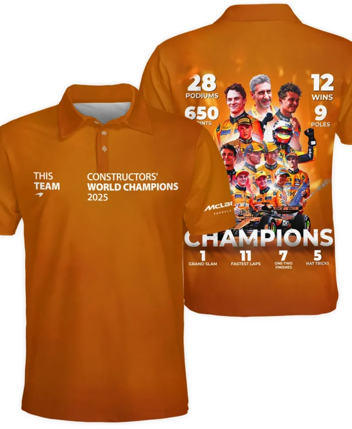 Constructors' World Champion 2025 McLaren F1 Polo Shirt BLMCL51025A1PL