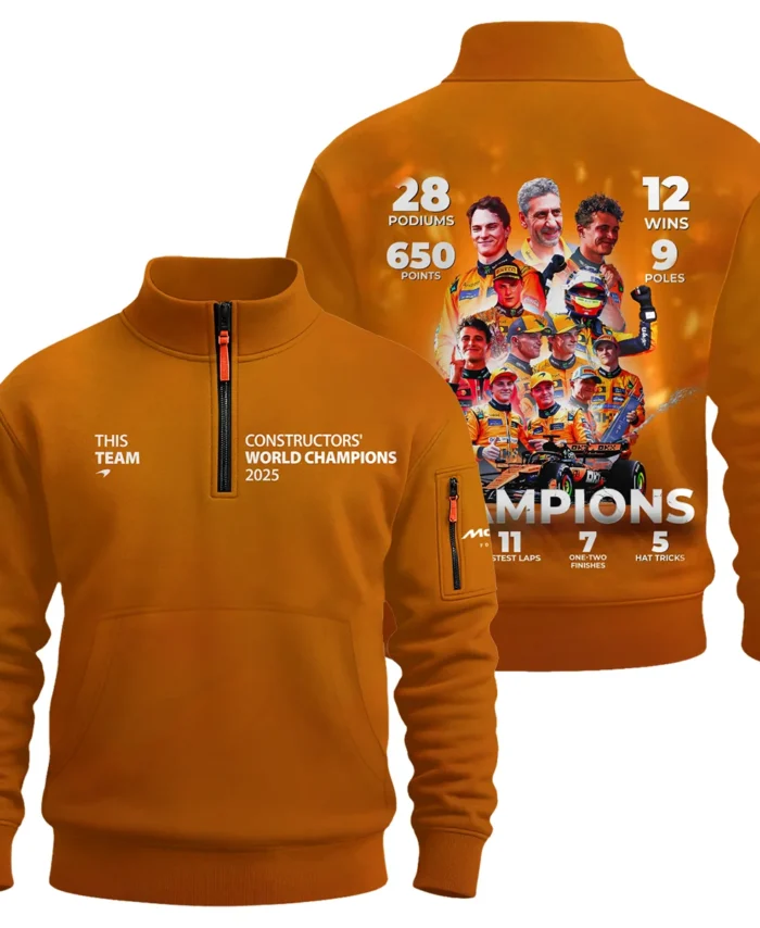 Constructors' World Champion 2025 McLaren F1 Sweatshirt Zipper BLMCL51025A1SHZ