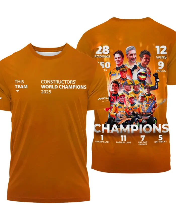 Constructors' World Champion 2025 McLaren F1 T-Shirt BLMCL51025A1TS