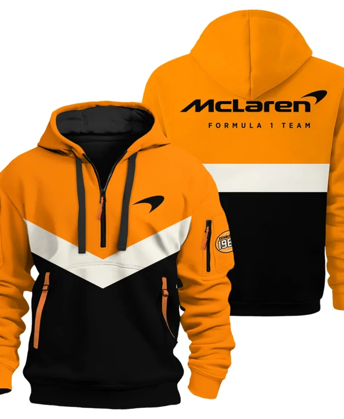Established 1963 McLaren F1 - Hoodie Half Zip BLMCL271025A2HDF