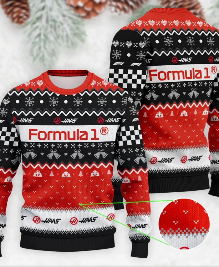 Exclusive Xmas Haas Formula 1 - Ugly Sweater BLVAF1220925A12HAAS