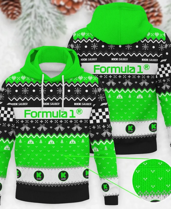 Exclusive Xmas Kick Sauber Formula 1 - Knitted Hoodie BLVAF12209250A12KS