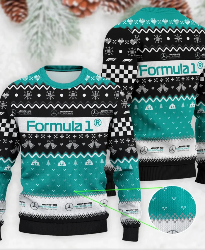 Exclusive Xmas Mercedes Formula 1 - Ugly Sweater BLVAF1220925A12MER