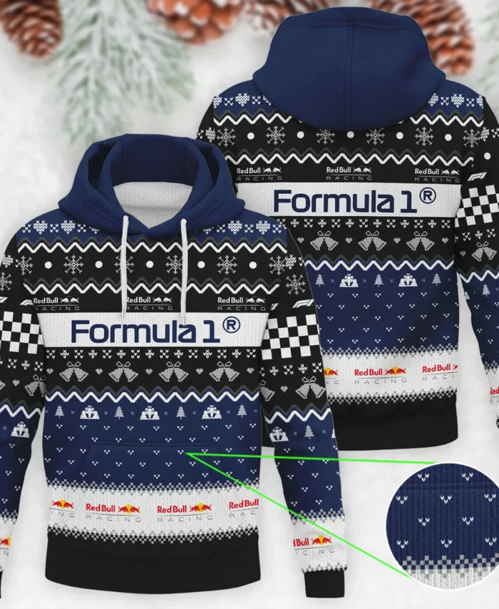 Exclusive Xmas Red Bull Racing Formula 1 - Knitted Hoodie BLVAF12209250A12RBR