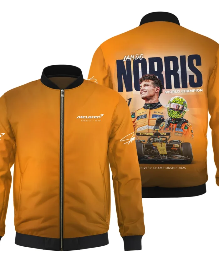 F1 Drivers' Championship 2025 Lando Norris McLaren F1 Team Bomber BLNRWDCA10BB