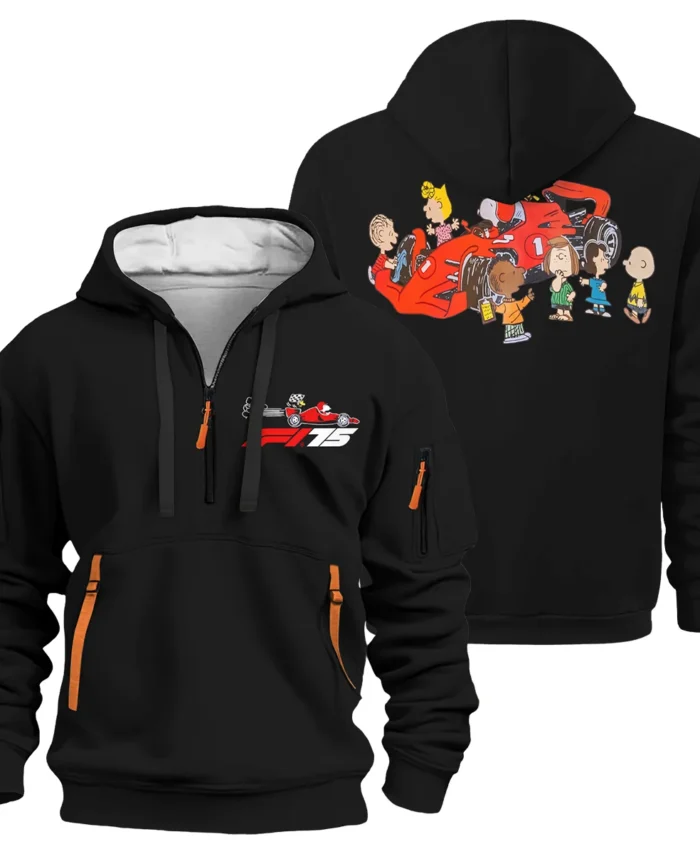 F1 x Snoopy Peanuts Pit Crew Hoodie Half Zip BLF112925A2HDF