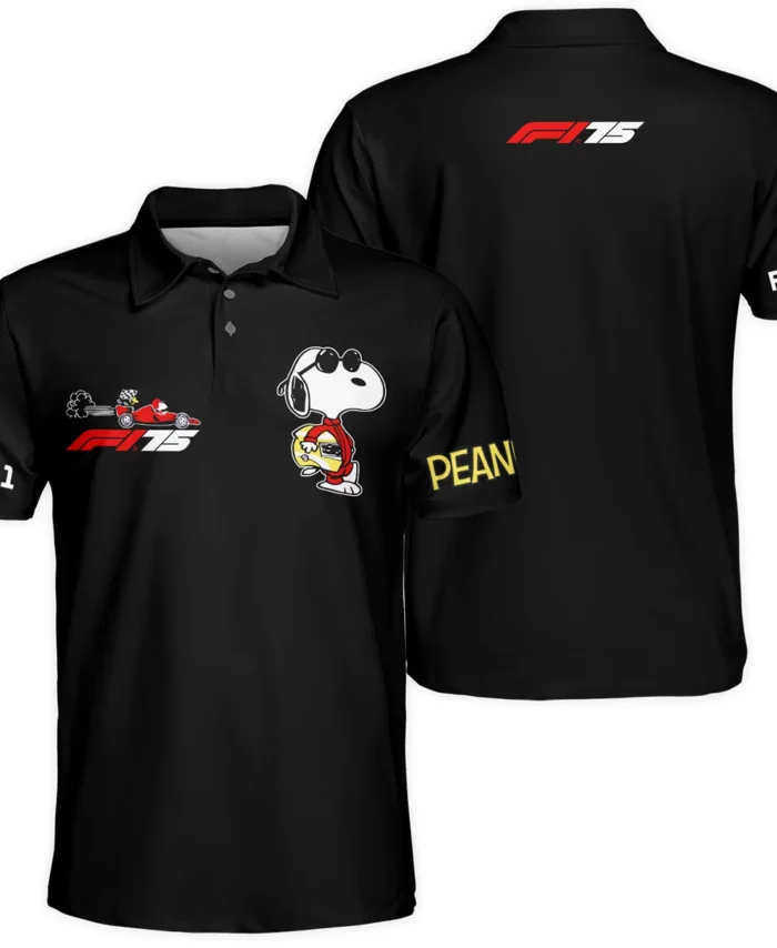 F1 x Snoopy Peanuts Pit Crew Joe Cool Polo Shirt BLF112925A1PL