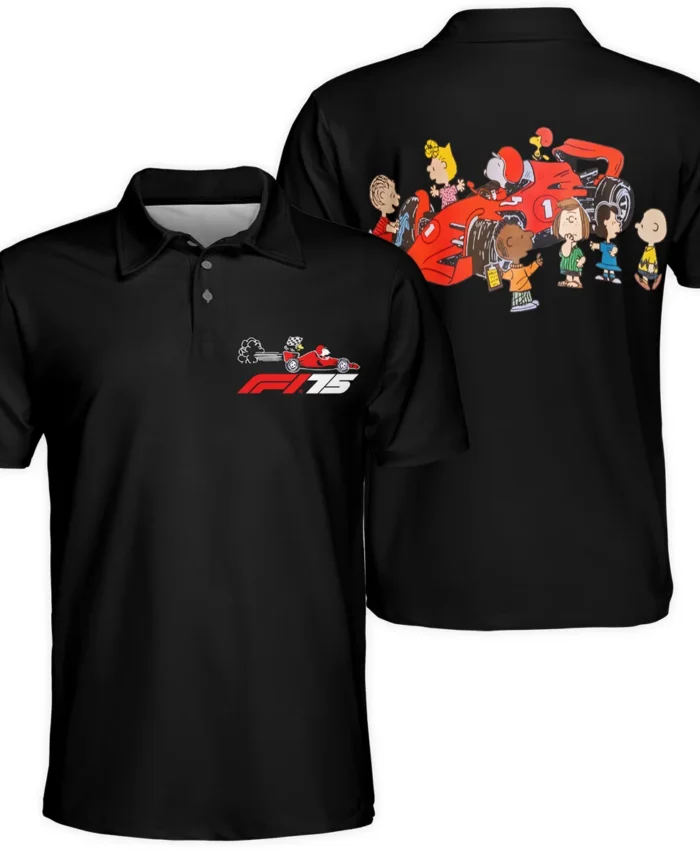 F1 x Snoopy Peanuts Pit Crew Polo Shirt BLF112925A2PL
