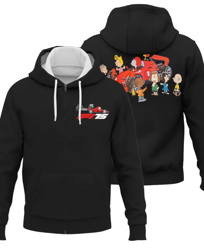 F1 x Snoopy Peanuts Pit Crew Zipper Hoodie BLF112925A2ZHD