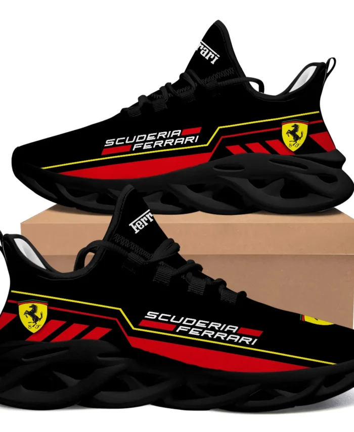 Ferrari F1 Max Soul Shoes All Over Print BLFRR16725A1 - Black