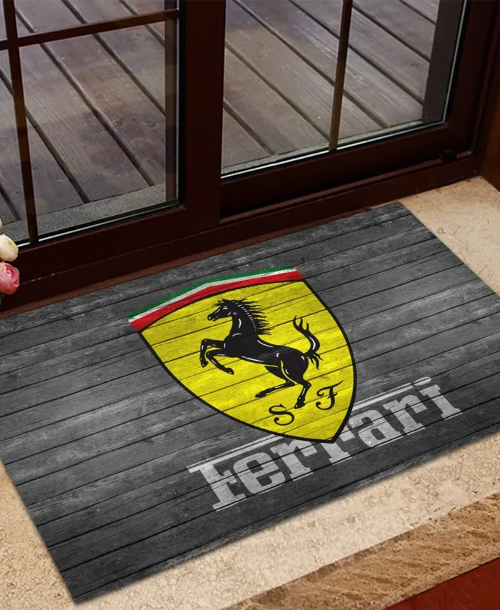 Ferrari F1 Rubber Base Doormat - All Over Print BLF1139A10FRR