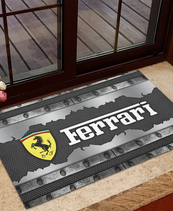 Ferrari F1 Rubber Base Doormat - All Over Print BLF1139A5FRR