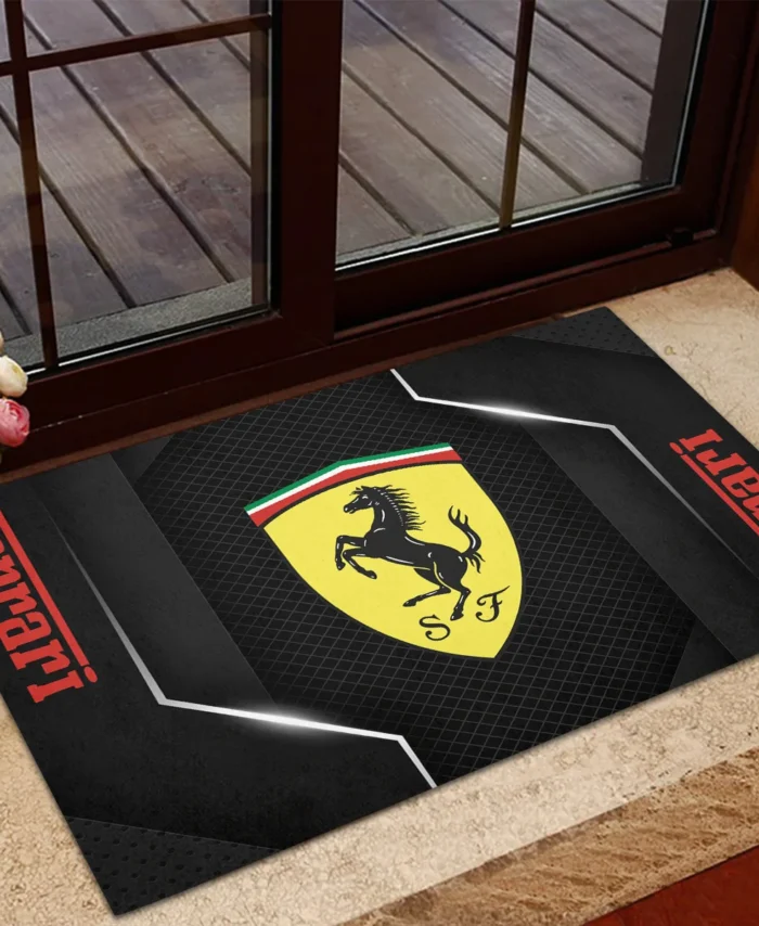 Ferrari F1 Rubber Base Doormat - All Over Print BLF1139A7FRR