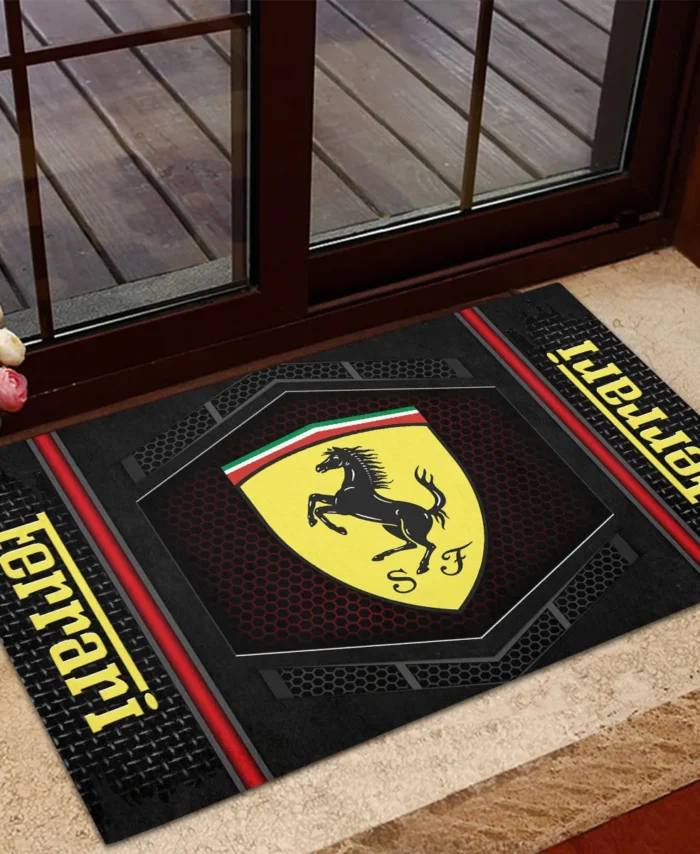 Ferrari F1 Rubber Base Doormat - All Over Print BLF1139A8FRR