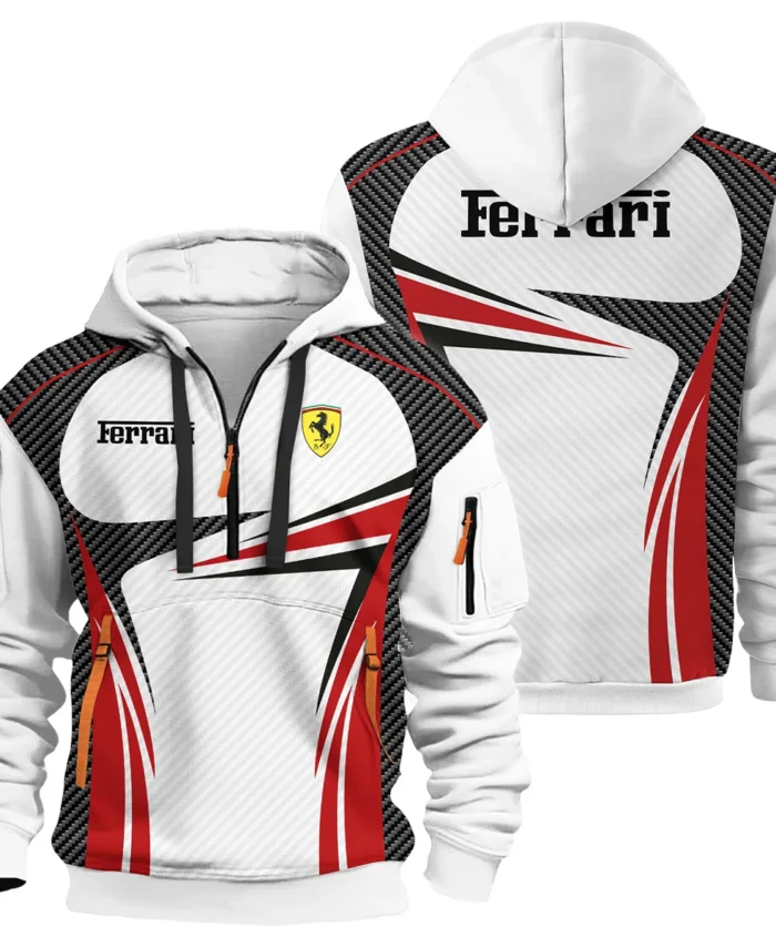 Ferrari F1 Team For Fans - Hoodie Half Zip BLVAF1031225A1FRRHDF