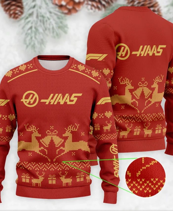 Festive Christmas Haas Formula 1 - Ugly Sweater BLVAF1220925A6HAAS