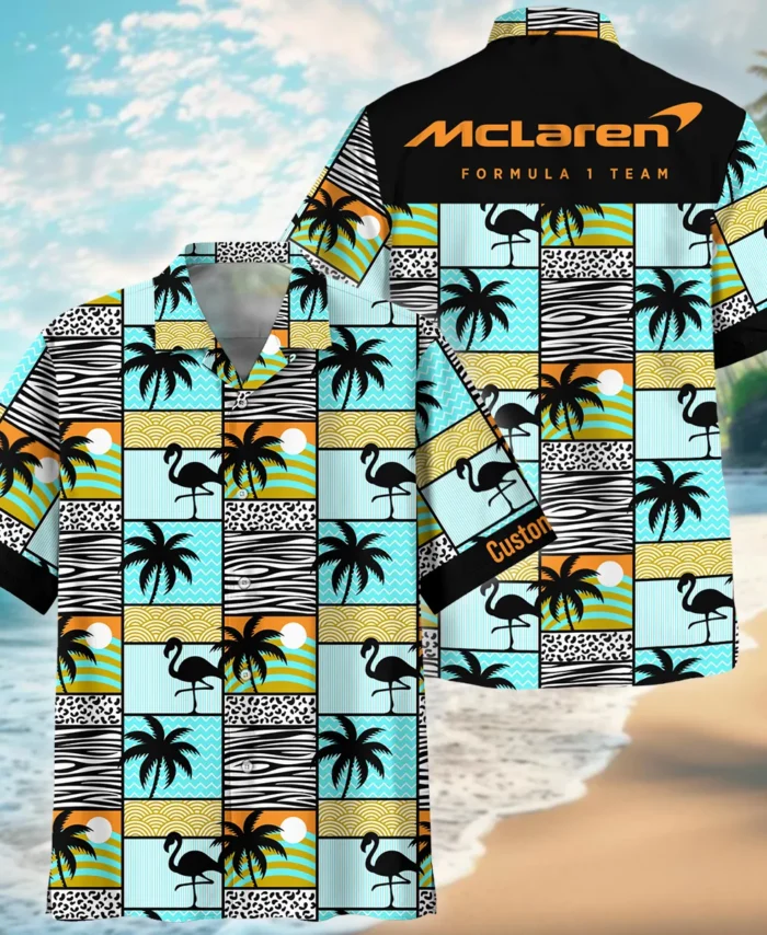 Flamingo Mood McLaren F1 Hawaiian Shirt BL300475A7HW