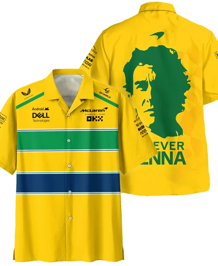 Forever Ayrton Senna McLaren F1 Exclusive Hawaiian Shirt BLF13625A2HW