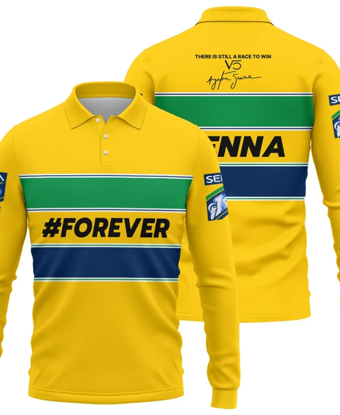 Forever Senna Formula One Exclusive Long Polo Shirt BLF1190525A1LPL