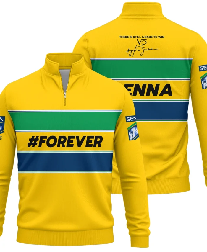 Forever Senna Formula One Exclusive Quarter-Zip Sweatshirt BLF1190525A1QZS
