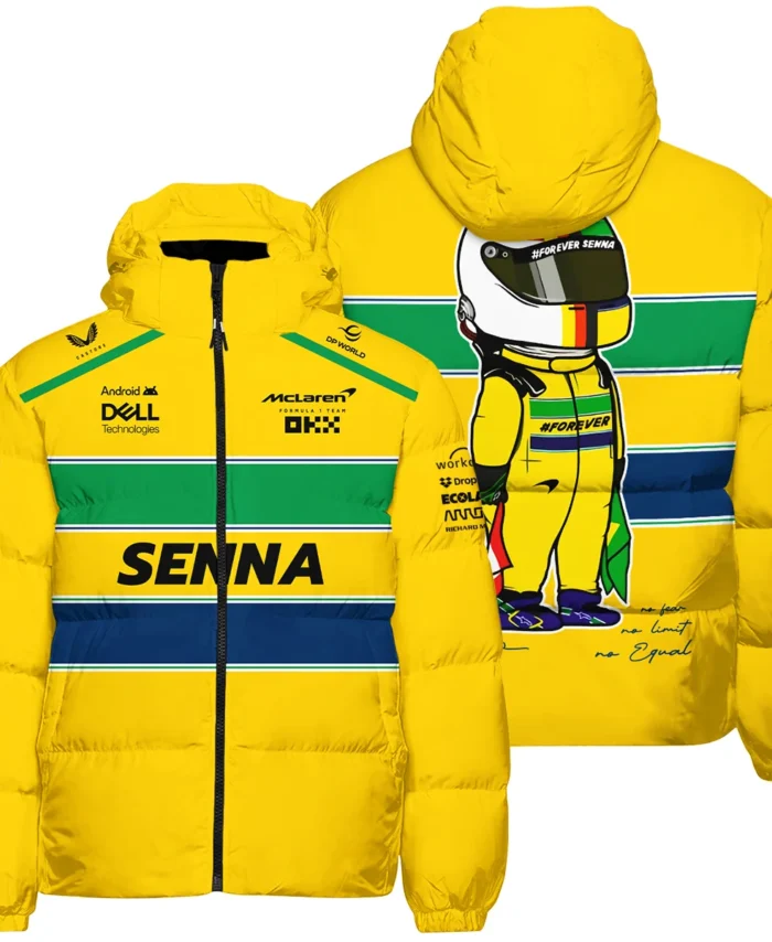 Forever Senna McLaren F1 Exclusive Down & Puffer Jackets BLF13625A3HCJ