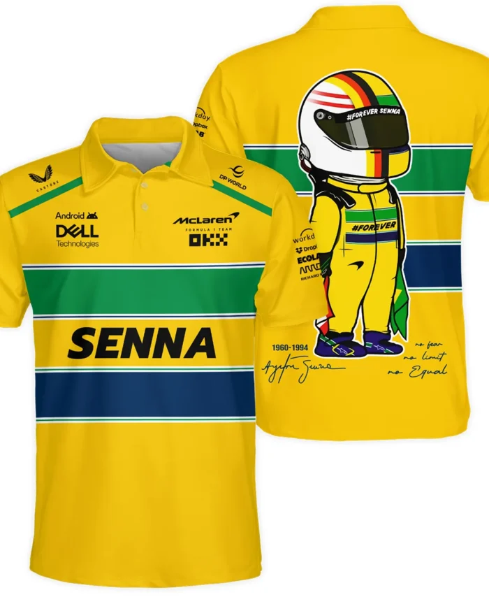 Forever Senna McLaren F1 Exclusive Polo Shirt BLF13625A3PL