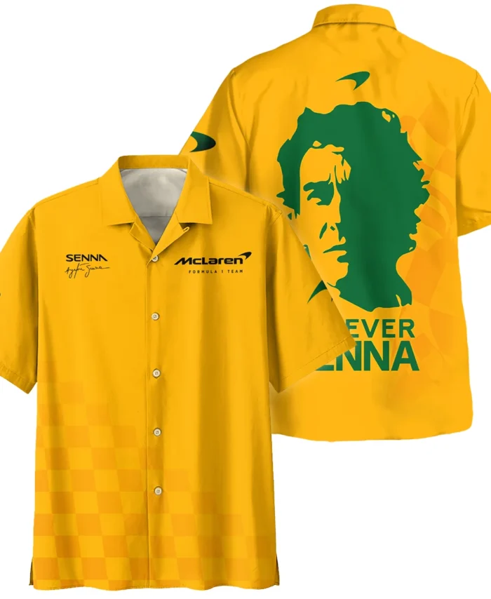 Forever Senna McLaren Formula One Exclusive Hawaiian Shirt BLF1190525A3HW
