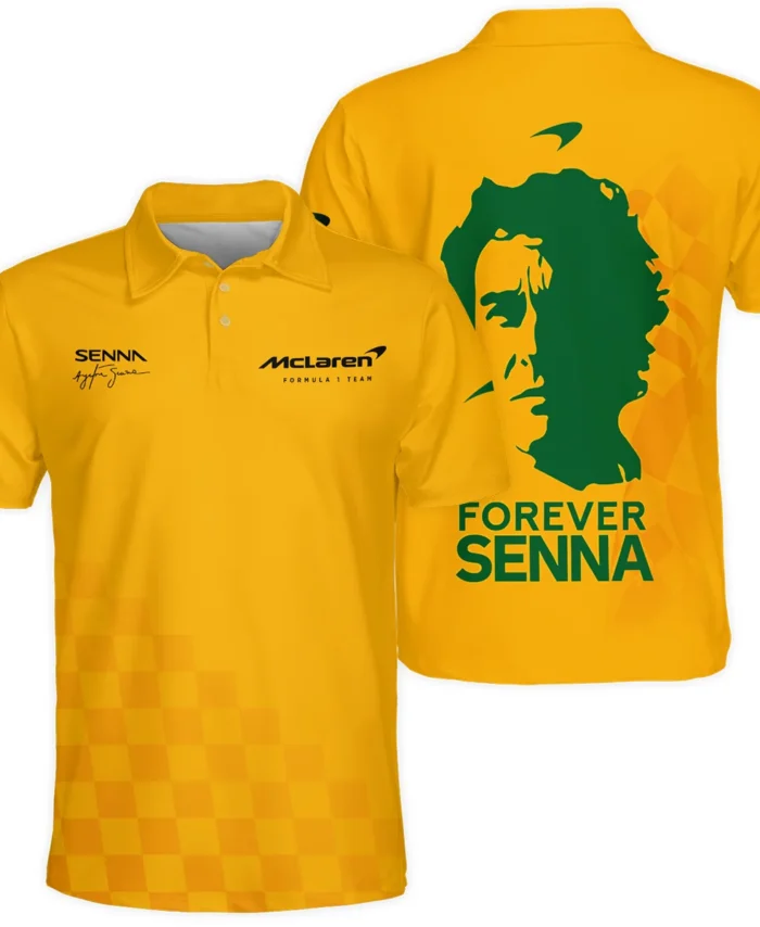 Forever Senna McLaren Formula One Exclusive Polo Shirt BLF1190525A3PL