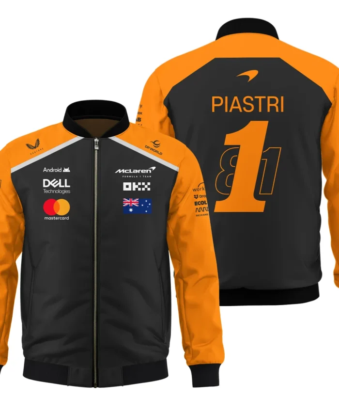 From #81 To #1 Oscar Piastri McLaren F1 Limited Edition Bomber BL4725A1BB