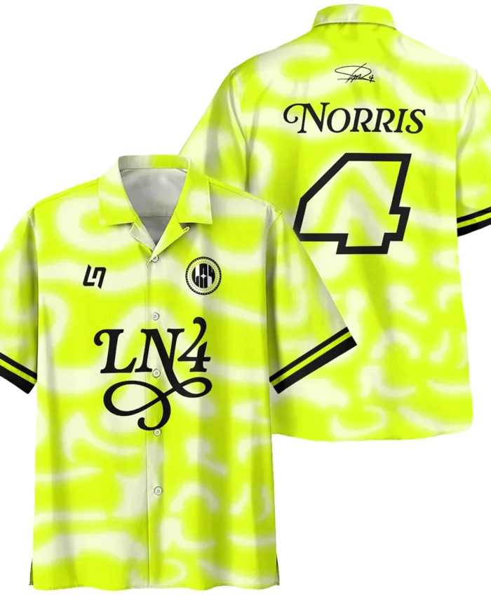 Grandstand '25 Lando Norris Hawaiian Shirt BLNR14925A6HW