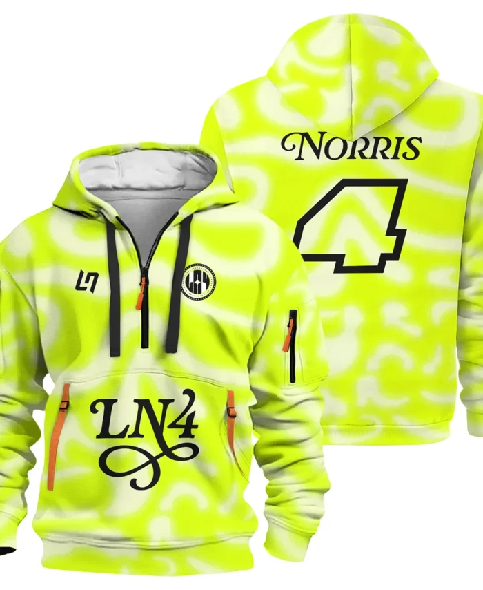 Grandstand '25 Lando Norris Hoodie Half Zip BLNR14925A6HDF