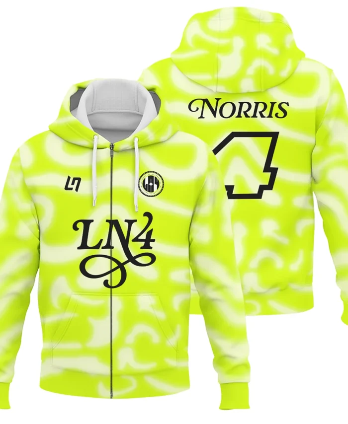 Grandstand '25 Lando Norris Zipper Hoodie BLNR14925A6ZHD