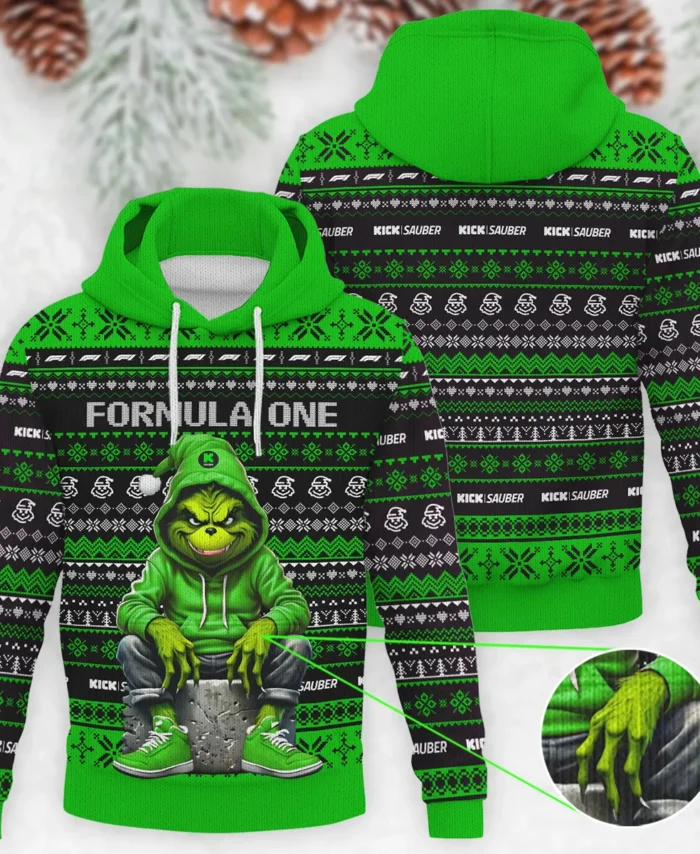 Grinch x Kick Sauber Formula 1 - Knitted Hoodie BLVAF12209250A18KS