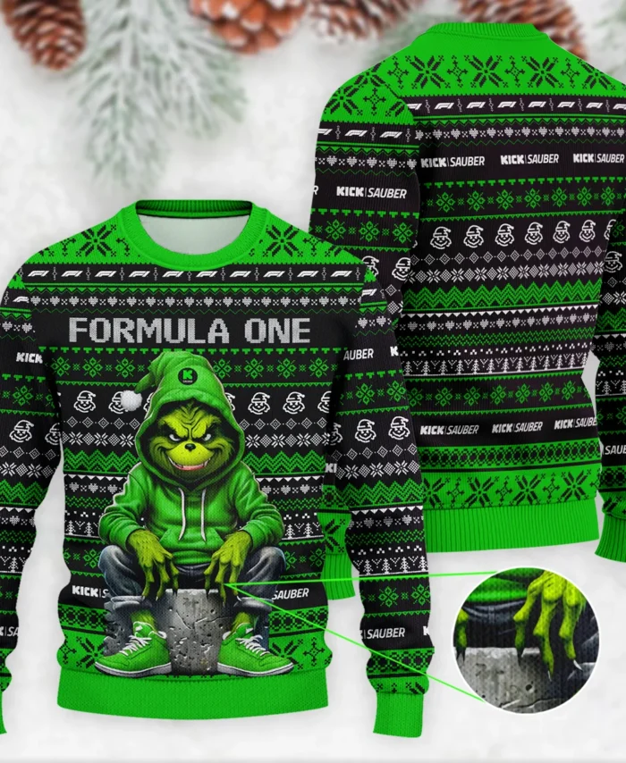 Grinch x Kick Sauber Formula 1 - Ugly Sweater BLVAF1220925A18KS