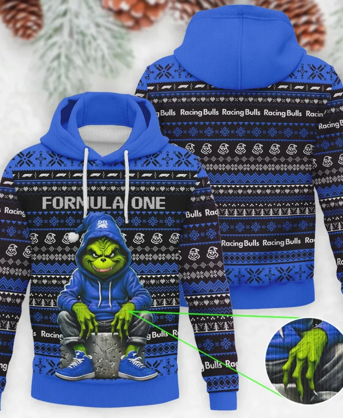 Grinch x Racing Bulls Formula 1 - Knitted Hoodie BLVAF12209250A18RAC