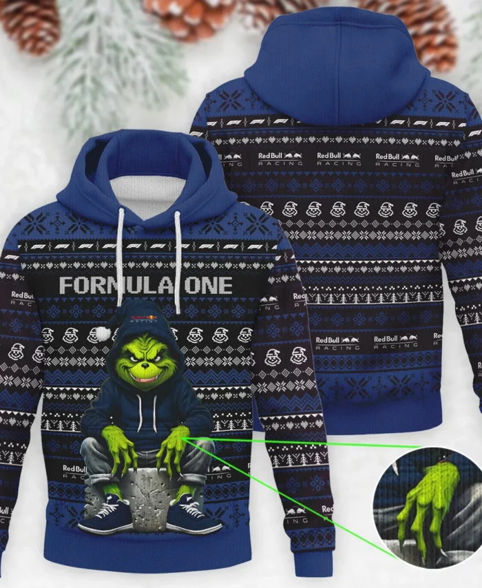Grinch x Red Bull Racing Formula 1 - Knitted Hoodie BLVAF12209250A18RBR