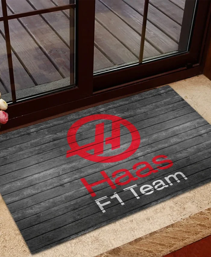 Haas F1 Rubber Base Doormat - All Over Print BLF1139A10HAAS