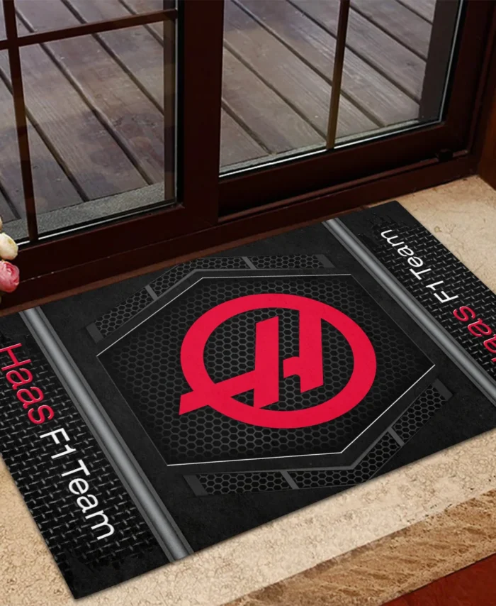 Haas F1 Rubber Base Doormat - All Over Print BLF1139A8HAAS