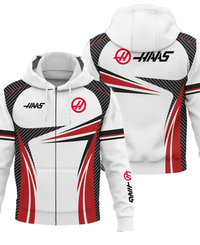 Haas F1 Team For Fans - Zipper Hoodie BLVAF1031225A1HAASZHD