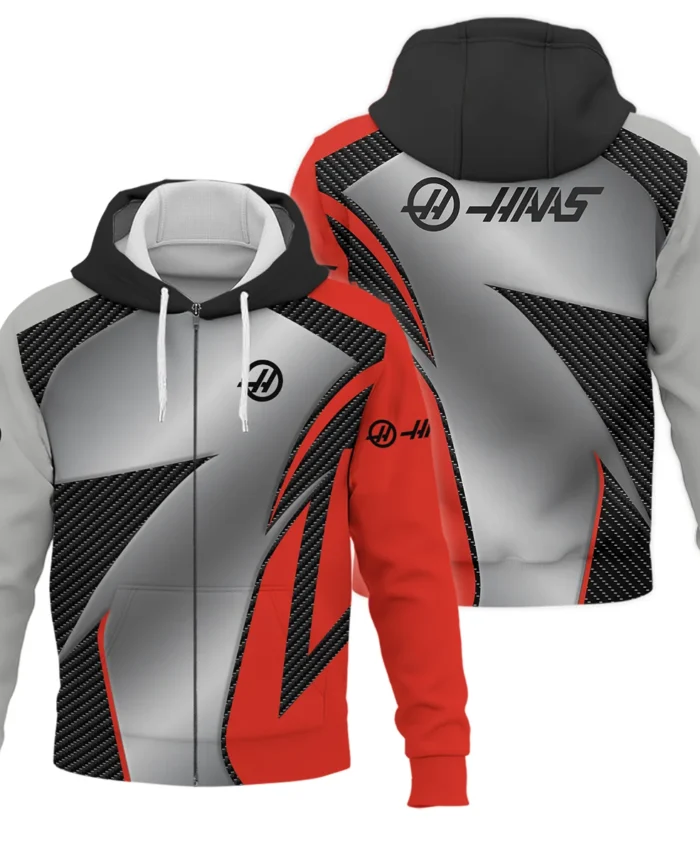 Haas F1 Team For Fans - Zipper Hoodie BLVAF1031225A2HAASZHD