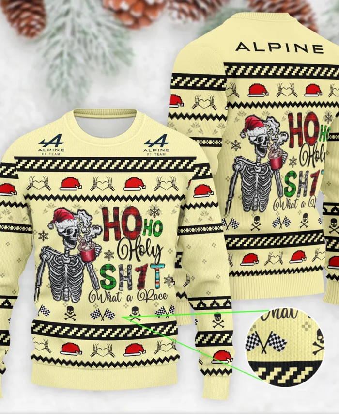 HolySh What A Race Alpine Formula 1 - Ugly Sweater BLVAF1220925A21ALP