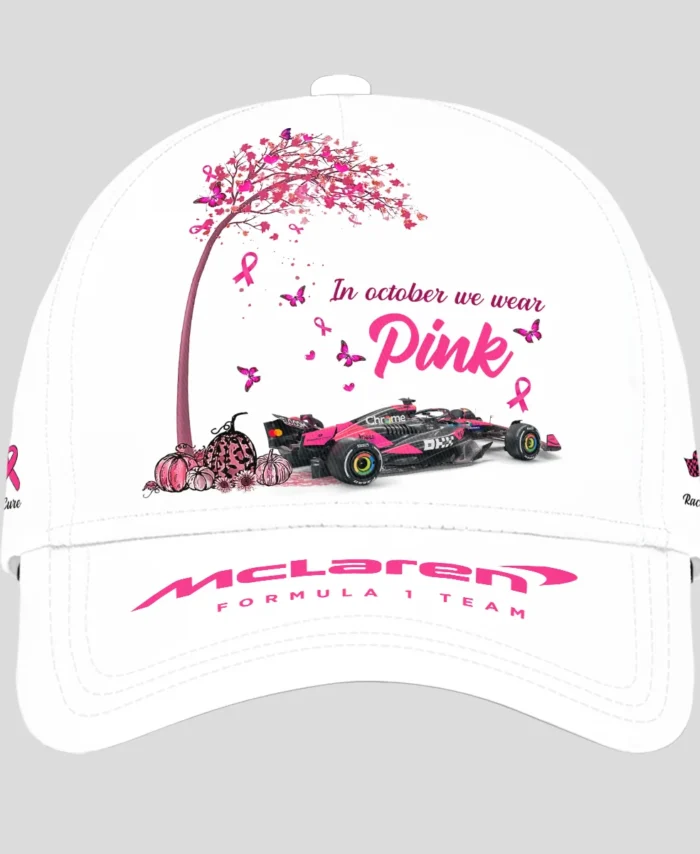In October We Wear Pink McLaren Baseball Cap All Over Print BLMCL7925A1CAP