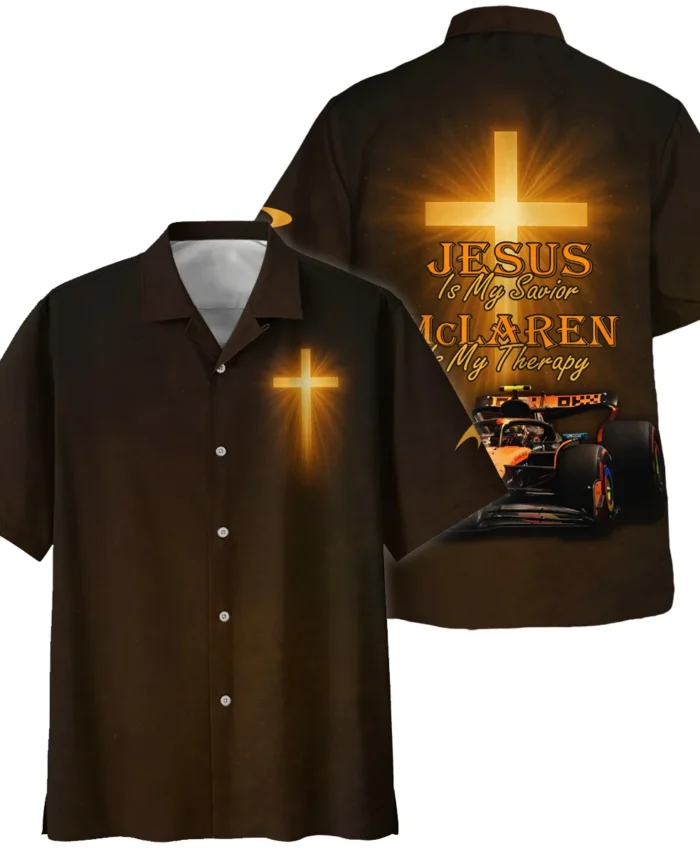 Jesus is my Savior McLaren is my Therapy - Hawaiian Shirt BLMCL251025A1HW