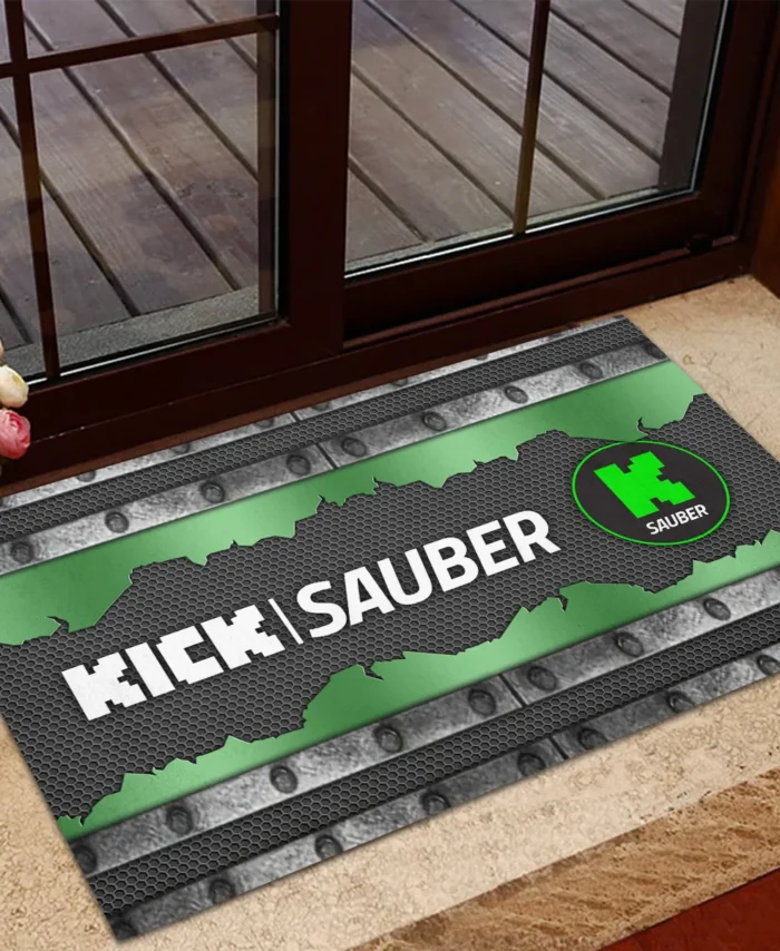 Kick Sauber F1 Rubber Base Doormat - All Over Print BLF1139A5KS