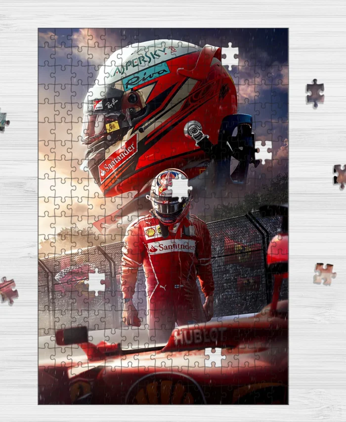 Kimi Raikkonen - Jigsaw Puzzle Game For F1 Fans BLF1PZ13