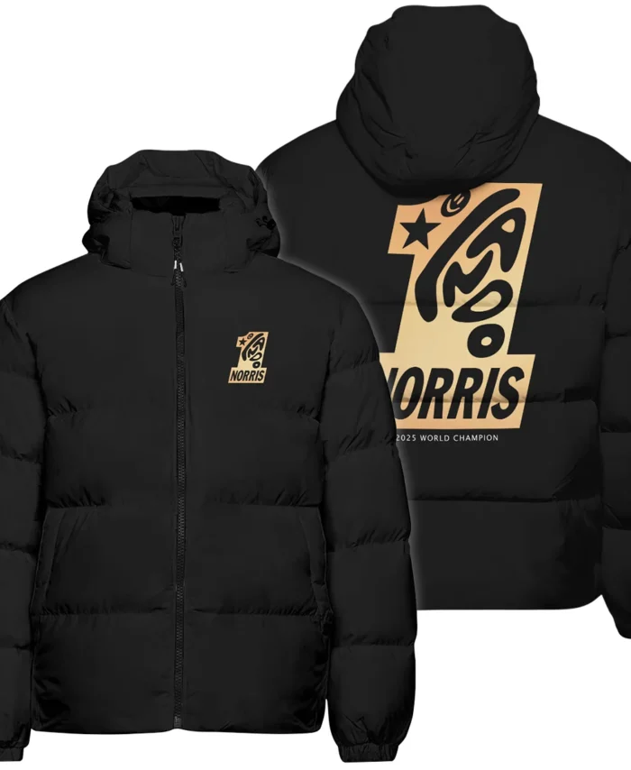 Lando Norris #1 World Champion Down & Puffer Jackets BLVALN051225A9HCJ