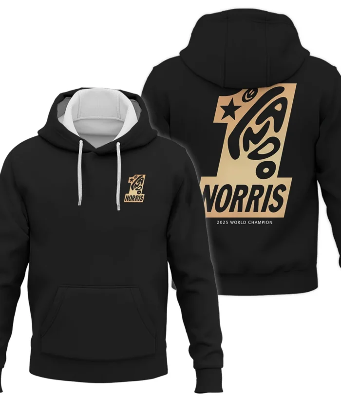 Lando Norris #1 World Champion Hoodie BLVALN051225A9HD