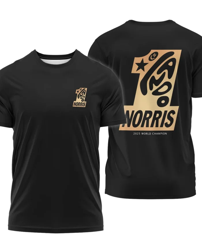 Lando Norris #1 World Champion T-Shirt BLVALN051225A9TS