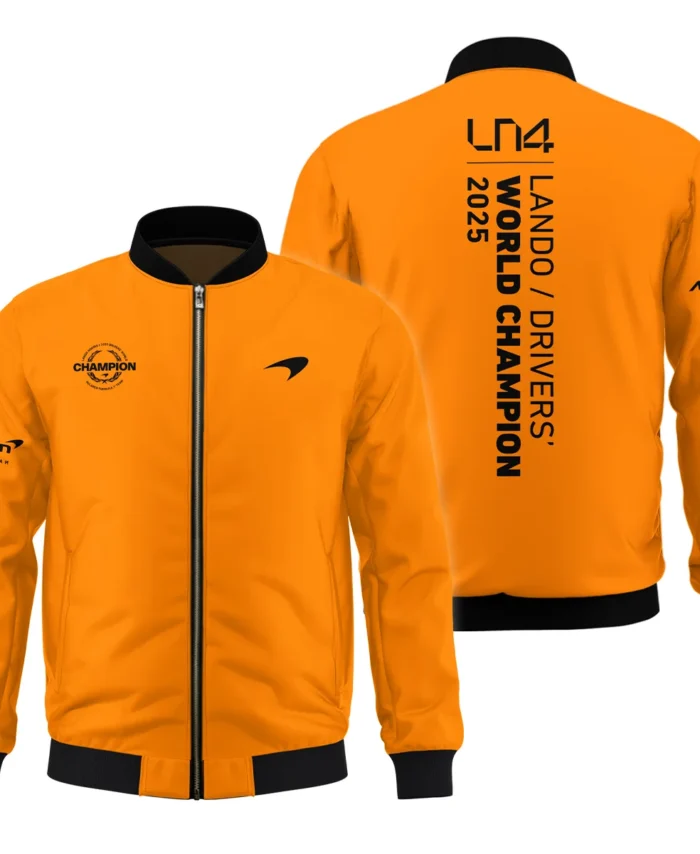 Lando Norris 2025 Drivers’ World Champion McLaren F1 Team Bomber BLVALN051225A4BB