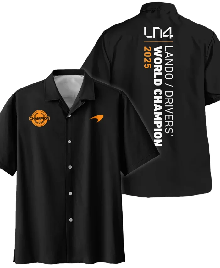 Lando Norris 2025 Drivers’ World Champion McLaren F1 Team Hawaiian Shirt BLVALN051225A3HW